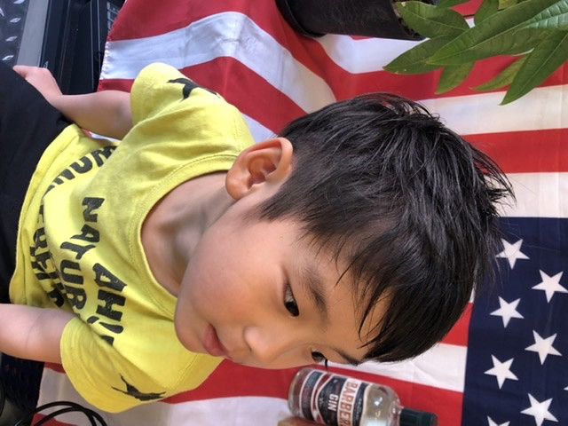 井高野さんぱつするならNO１８キッズカットモデル